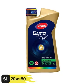 روغن موتورسیکلت کاسپین مدل SL-20W-50 حجم 1 لیتر 102021841
